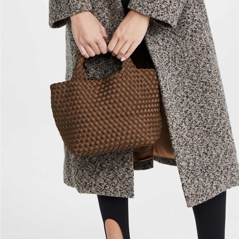 Naghedi St Barthes Mini in Mink Tote Crossbody with Pouch
